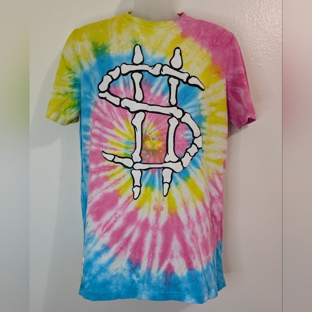 Alec Monopoly Tie Dye Streetwear Art to Wear Elevated T Shirt MD